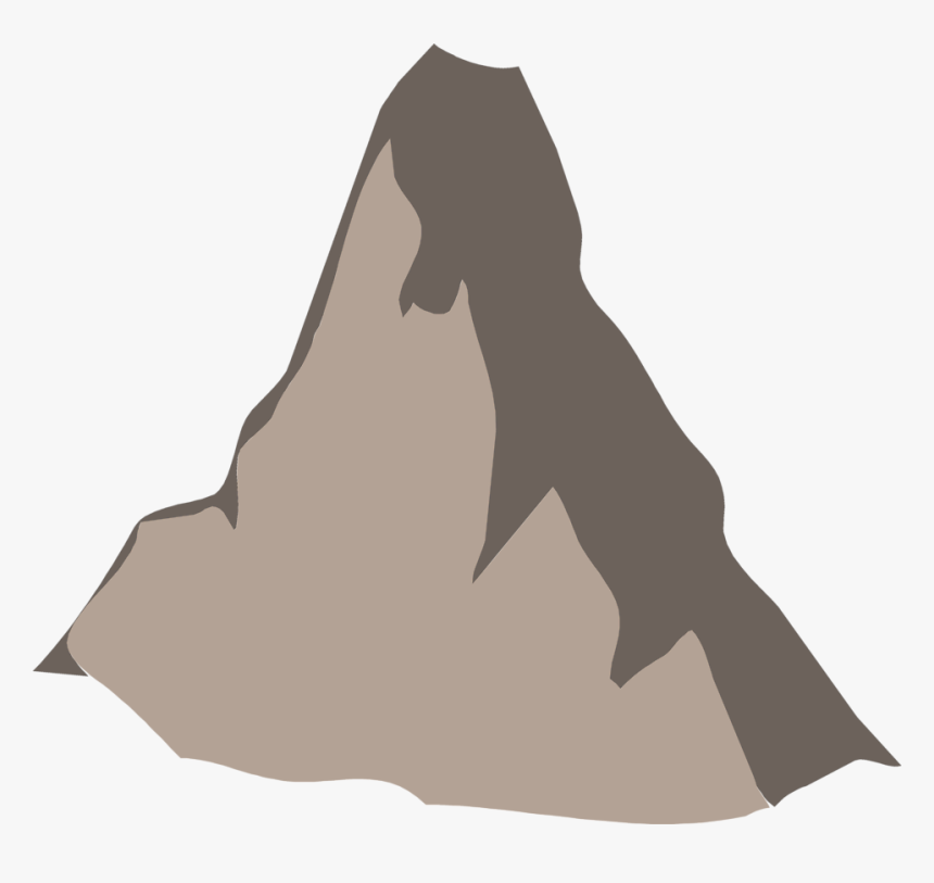 Moutain Vector Mountain Peak Mountain Clipart No Background- - Mountain Transparent Clipart, HD Png Download, Free Download