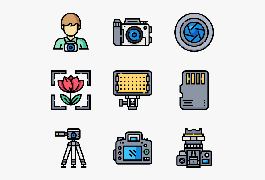 Camera And Accessories - College Png, Transparent Png, Free Download