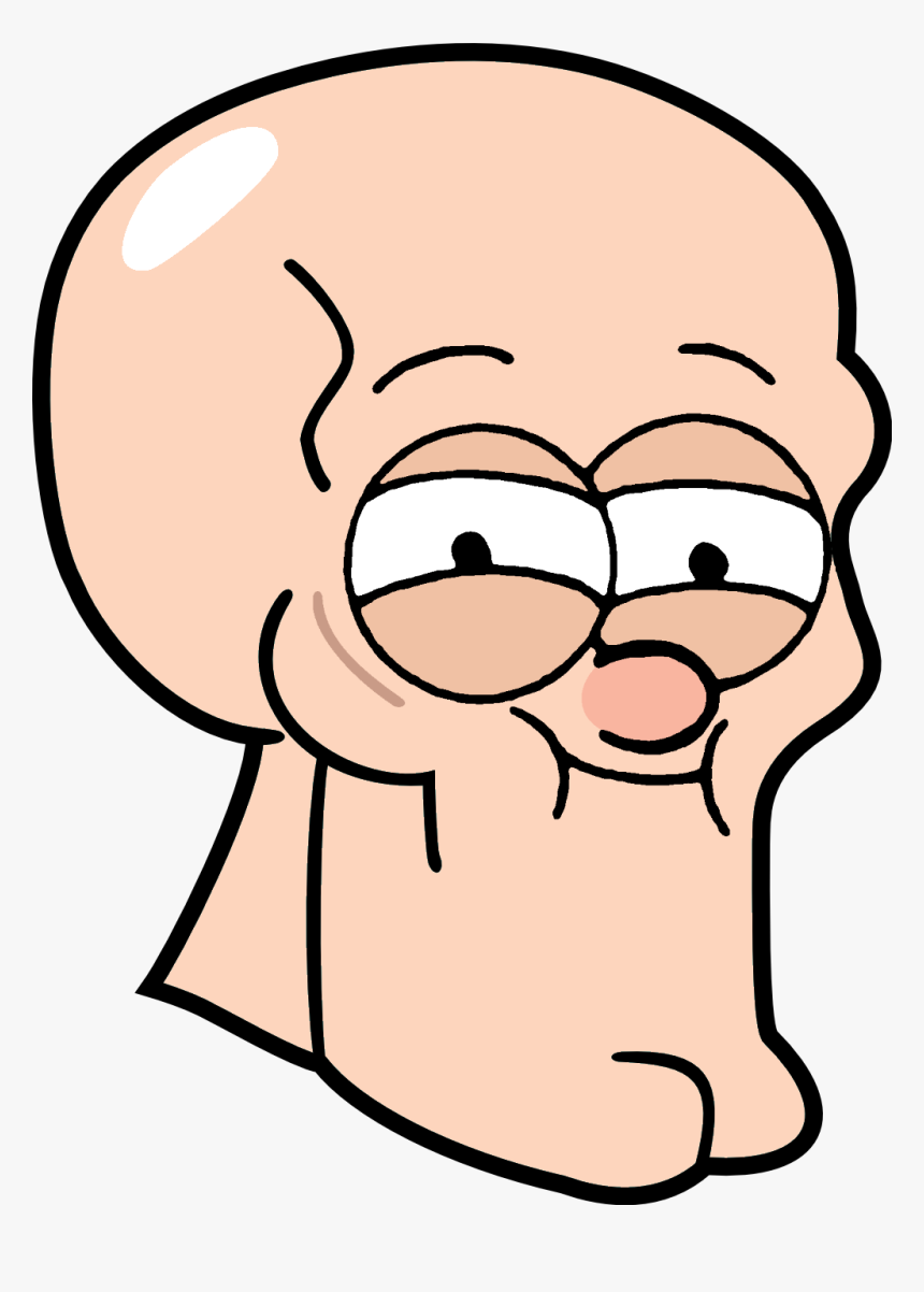 Squidward Tentacles Patrick Star Face Hair Nose Facial - Handsome Squidward Png, Transparent Png, Free Download