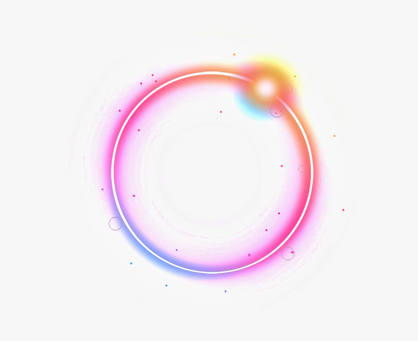 Luminescent Circle Png Element Material - Circle, Transparent Png, Free Download