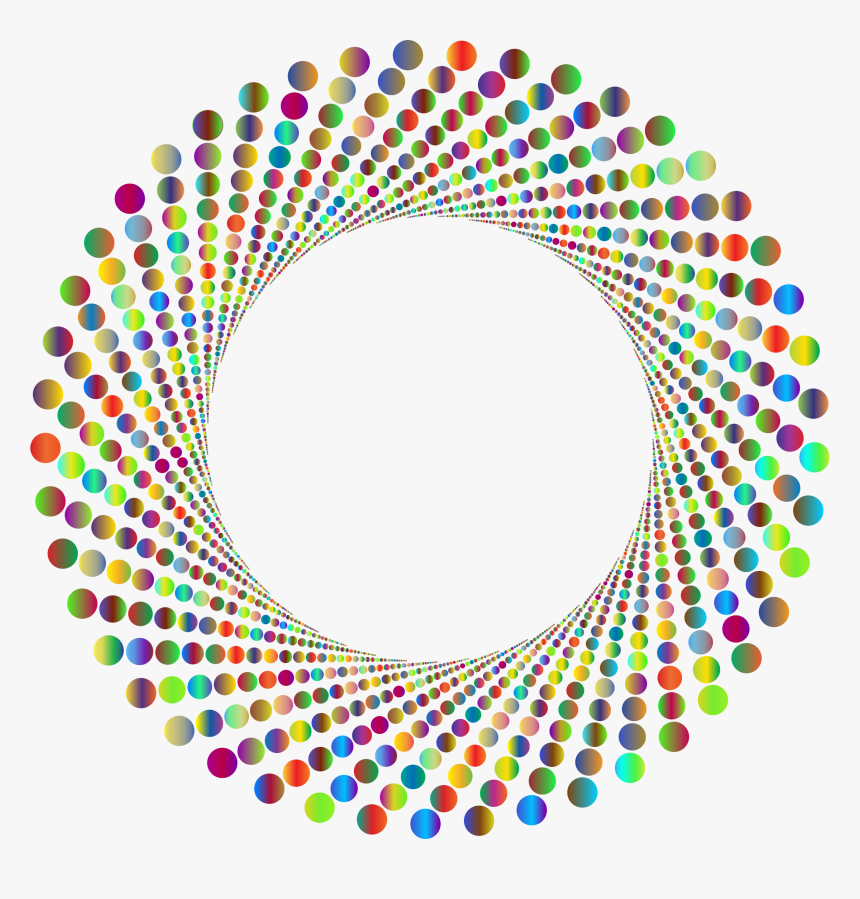 Circles Shutter Vortex - Colorful Circle Vector Png, Transparent Png, Free Download