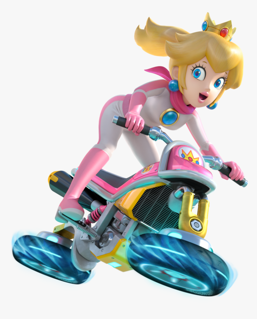 061413 Princess Peach Mario Kart 8 Official Artwork - Mario Kart 8 Deluxe Peach, HD Png Download, Free Download
