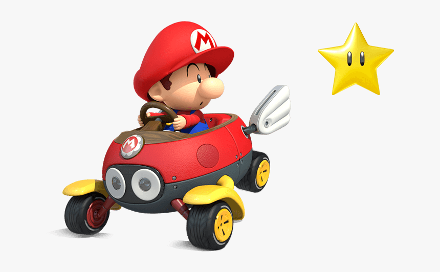 Mario Kart 8 Deluxe Baby Mario , Png Download - Mario Kart 8 Deluxe Baby Mario, Transparent Png, Free Download