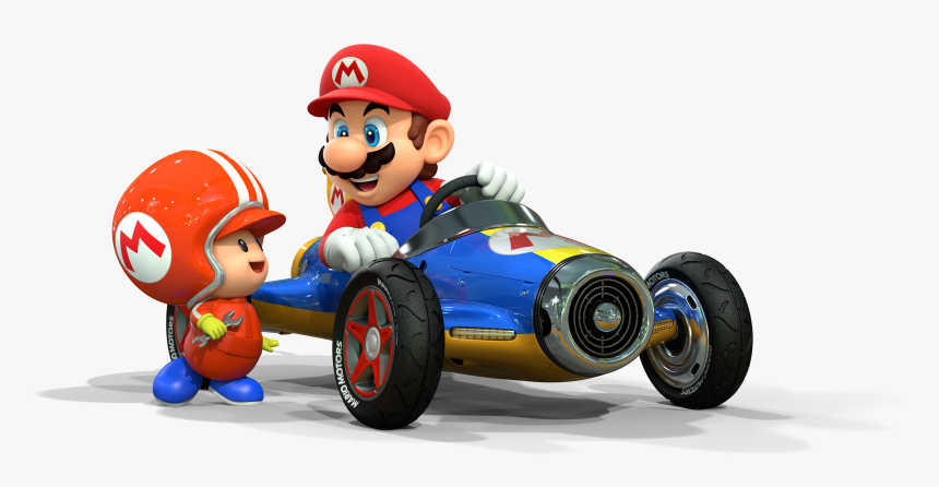 Mario And Toad Mechanic - Mario Kart 8 Deluxe Luigi, HD Png Download, Free Download