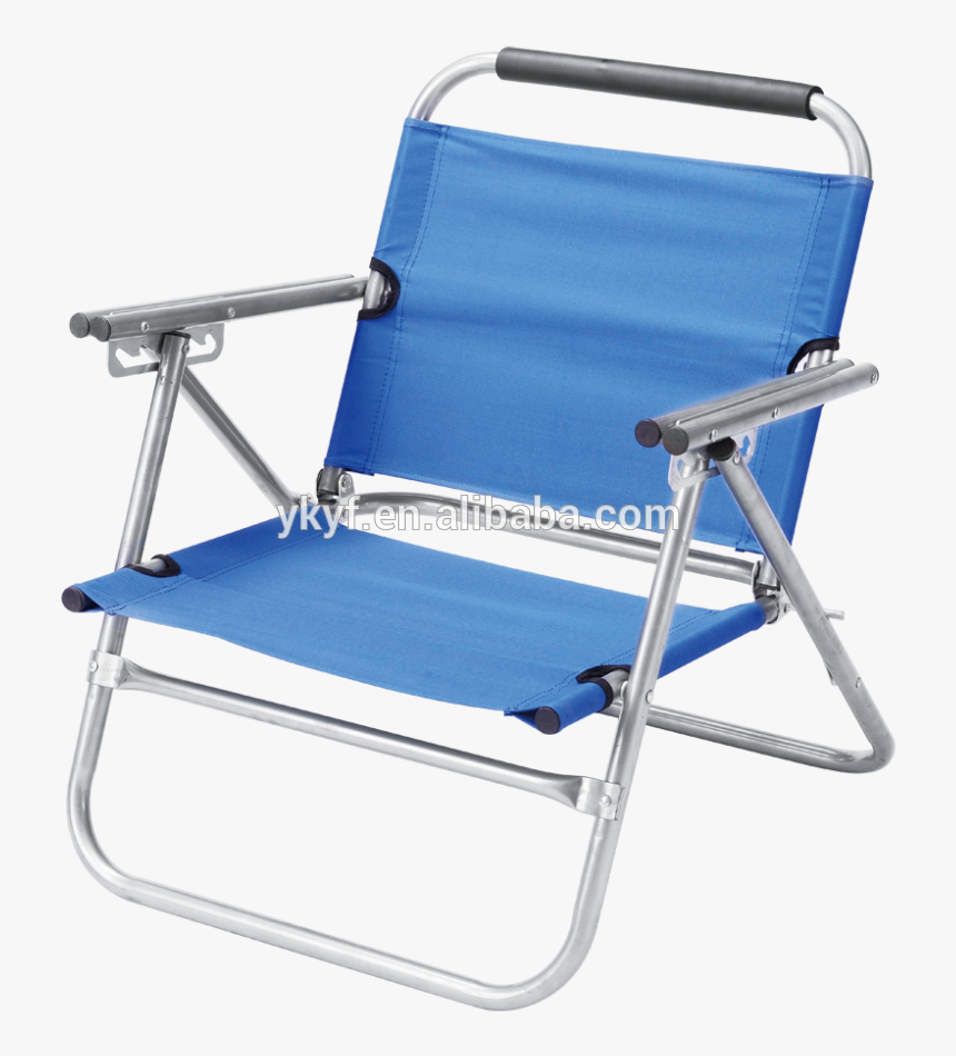 Metal Folding Beach Chair - Folding Chair, HD Png Download, Free Download