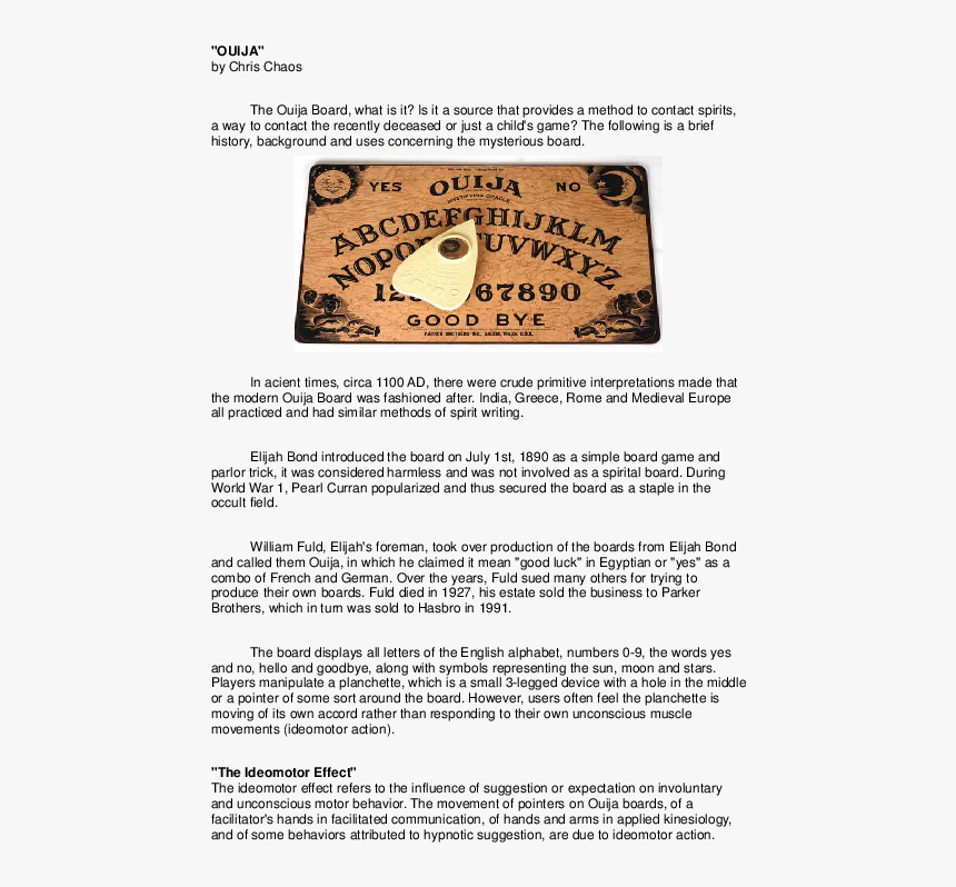 Ouija Board, HD Png Download, Free Download