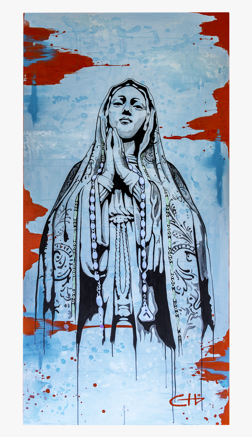 Virgin Mary Painting - Visual Arts, HD Png Download, Free Download