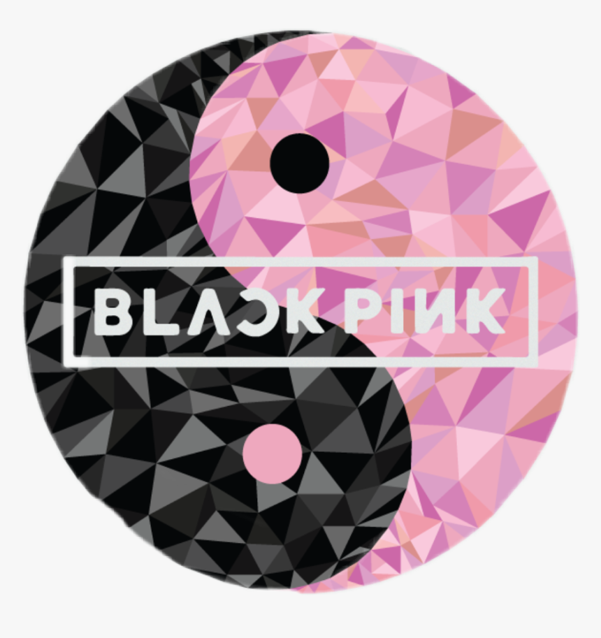 #blackpink #be Creative #black #pink #kpop #jingjang - Design Black Pink Logo, HD Png Download, Free Download