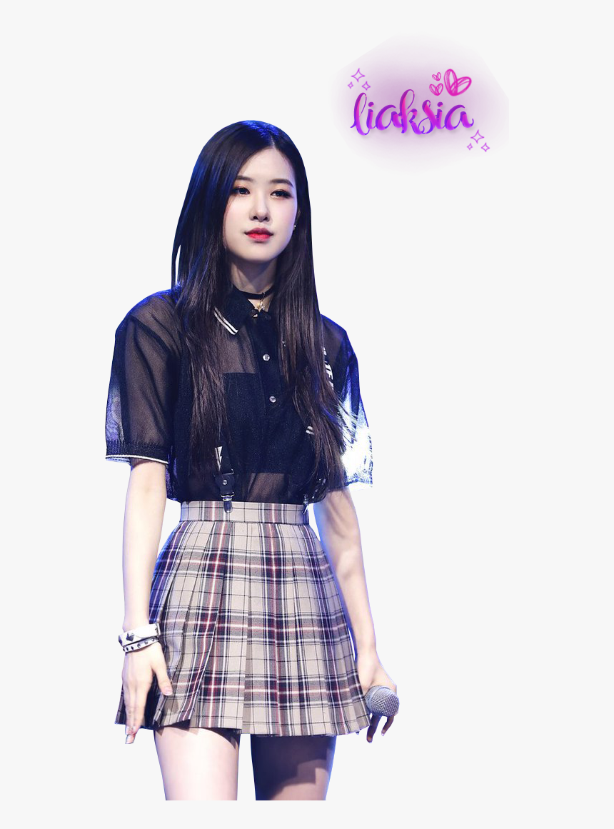 Rose Blackpink Png - Black Hair Black Pink Rose, Transparent Png, Free Download