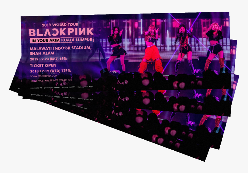 Blackpink Ticket In Malaysia Blink Zone, HD Png Download, Free Download