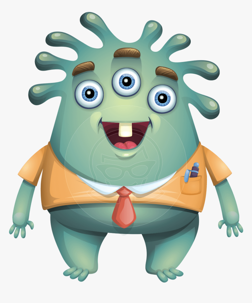 Sea Monster Vector Cartoon Character Aka Paul As Mr - Sea Monster, HD Png Download, Free Download