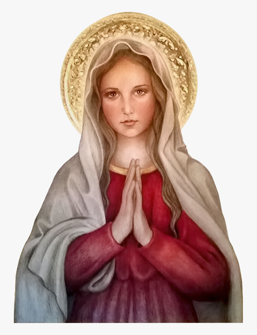 Transparent Virgen Maria Png - Virgin Mary Beautiful Painting, Png Download, Free Download