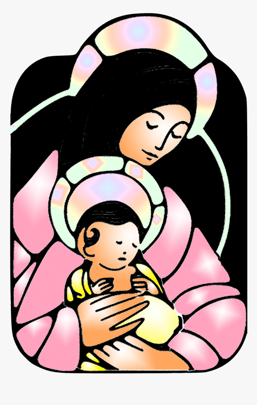 Mama Mary And Jesus, HD Png Download, Free Download