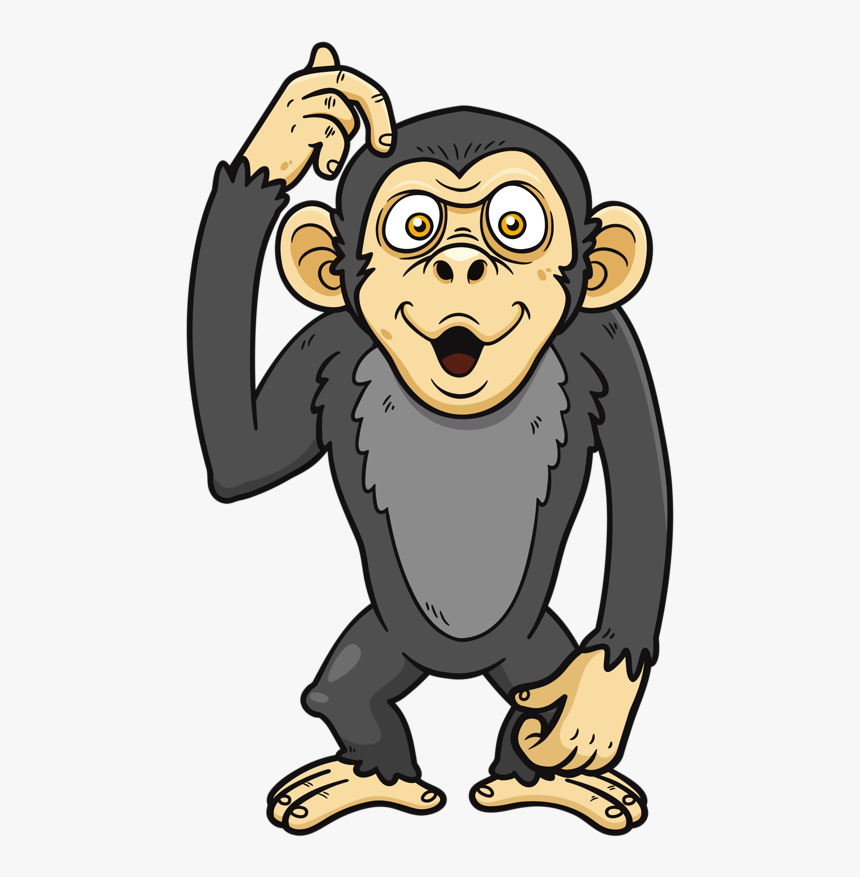 Transparent 5 Little Monkeys Clipart - Cartoon Monkey, HD Png Download, Free Download