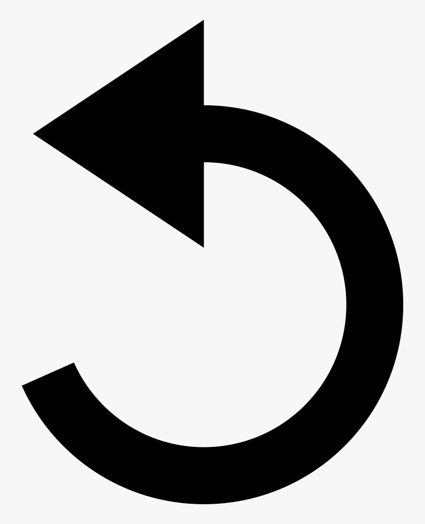 Left Rotation Arrow - Rotation Arrow, HD Png Download, Free Download