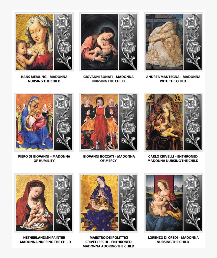 Virgin Mary From All Faiths Of The World - Enthroned Madonna (enthroned Maria Lactans), HD Png Download, Free Download