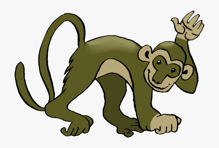 Free Monkey Clipart - Spider Monkey Clipart, HD Png Download, Free Download