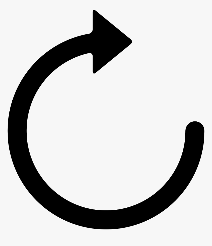 Circular Arrow Pointing To Right - Circle Arrow Png, Transparent Png, Free Download