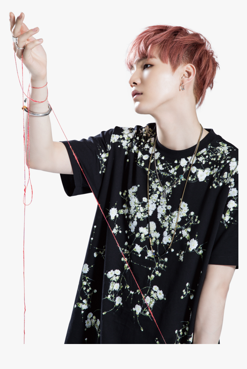 #suga #min #yoongi #bts #png - Red String Of Fate Bts, Transparent Png, Free Download