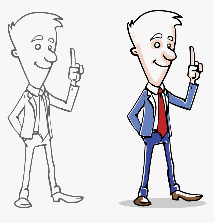 Transparent Short Person Clipart - Transparent Background Cartoon Man Png, Png Download, Free Download