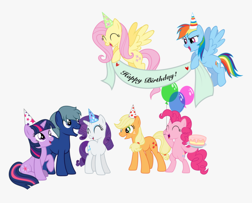 Transparent My Little Pony Png - My Little Pony Birthday Png, Png Download, Free Download