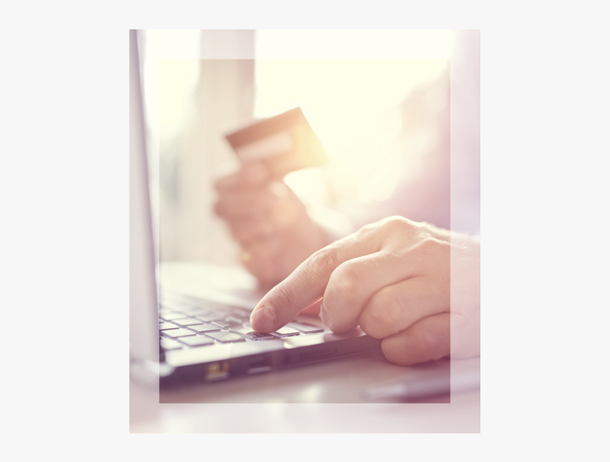 Person Making Purchase Online - Credit Card, HD Png Download, Free Download