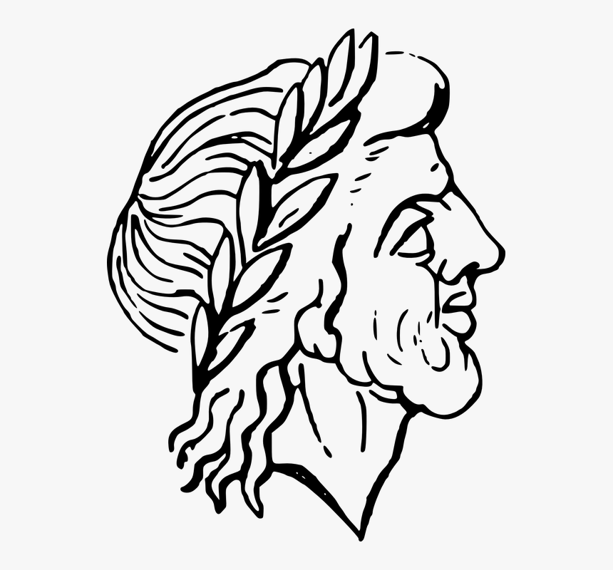 Head, People, Man, Face, Person, Roman, Historic - Roman Art Clipart, HD Png Download, Free Download