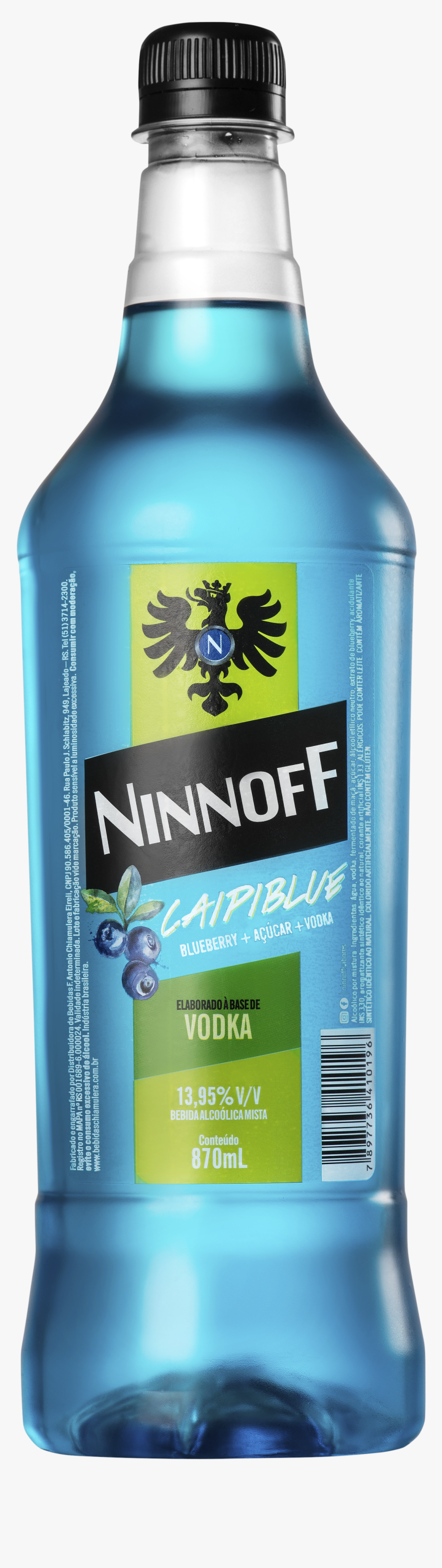 Vodka Ninnoff 870ml Png, Transparent Png, Free Download