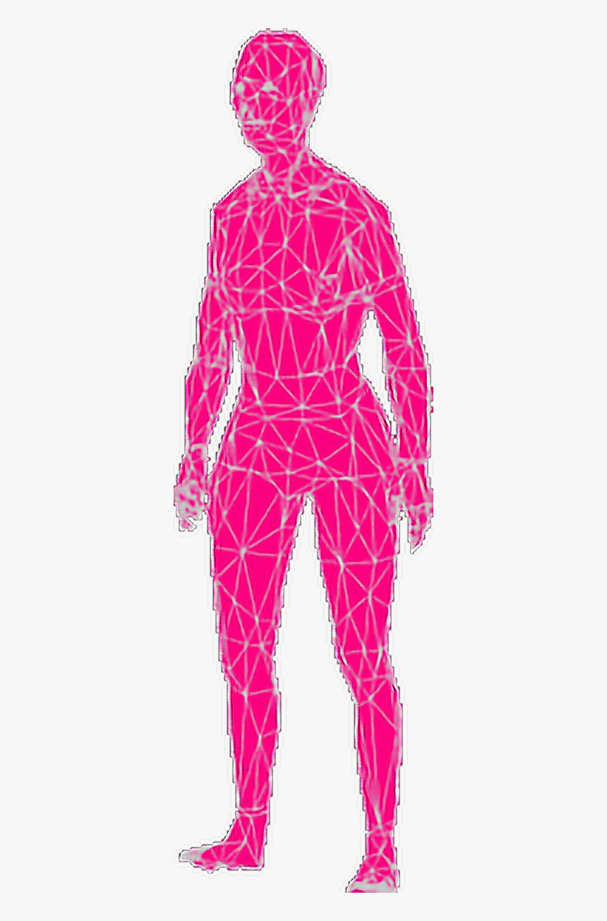 #vaporwave #figure #person #outline #aesthetic #trippy - Pajamas, HD Png Download, Free Download