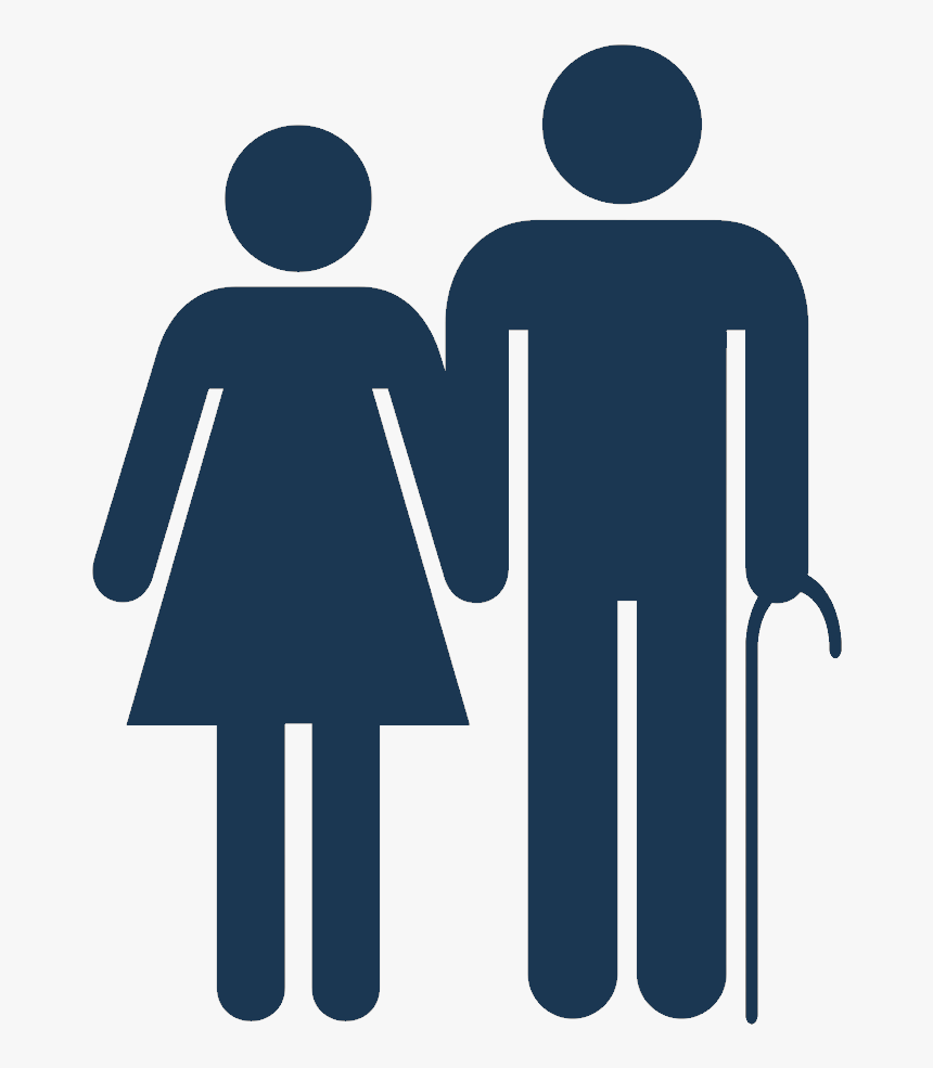 Retirement Icon 2 Shield Blue - Toilet Man Woman Vector, HD Png Download, Free Download