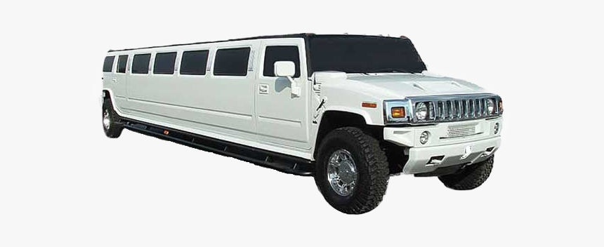 White Hummer Limo, HD Png Download, Free Download