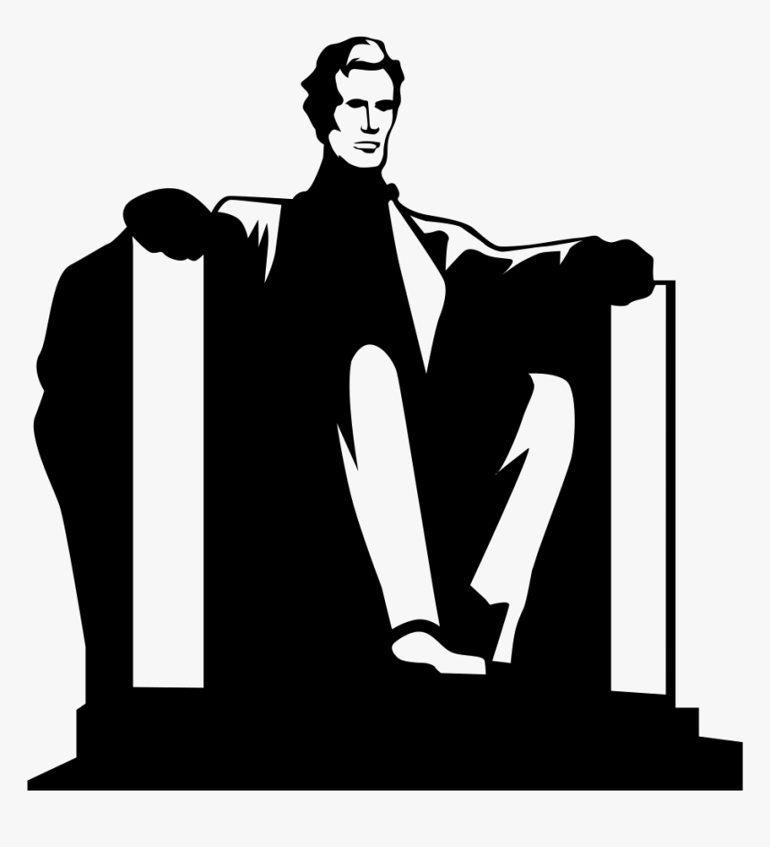 Lincoln Memorial Statue - Lincoln Icon Png, Transparent Png, Free Download