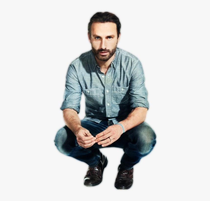 Andrew Lincoln Png - Rick The Walking Dead Sexy, Transparent Png, Free Download