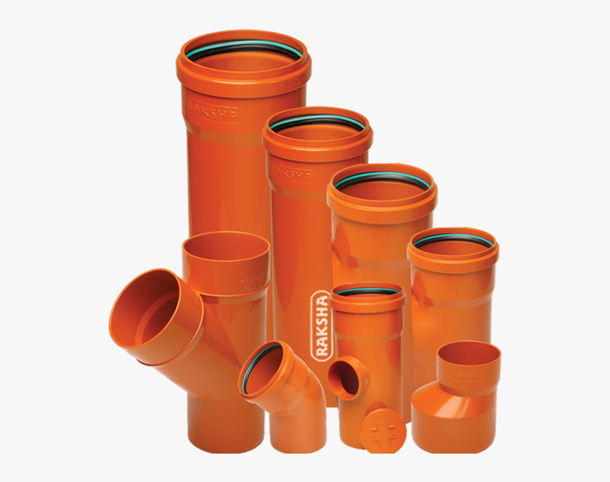 Underground Drainage Pipes & Fittings - Red Pipe Fitting Pipe Png, Transparent Png, Free Download