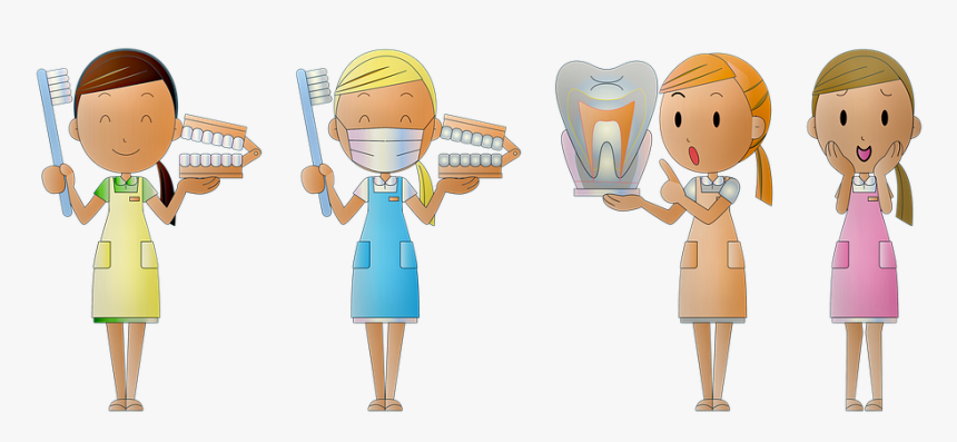 Dental, Teeth, Dental Assistant, Dentist, Toothpaste - Cartoon Dental  Assistant Png Free, Transparent Png - kindpng