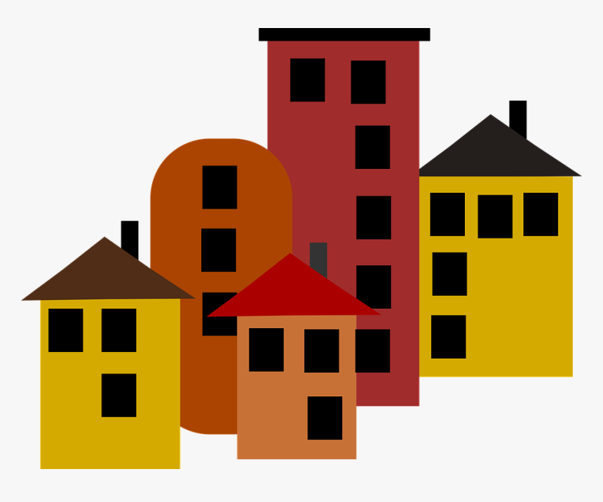 House Apartment Housing Building Clip Art - Housing Png, Transparent Png, Free Download