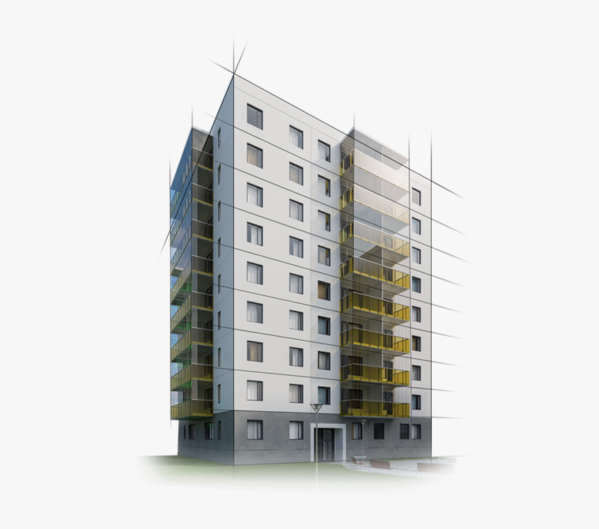 New Residential Building Png, Transparent Png, Free Download