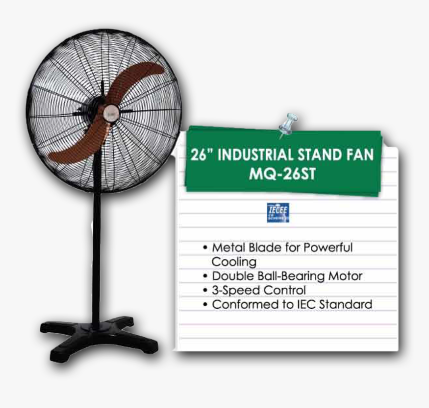 26 - Mq 26st Industrial Fan, HD Png Download, Free Download