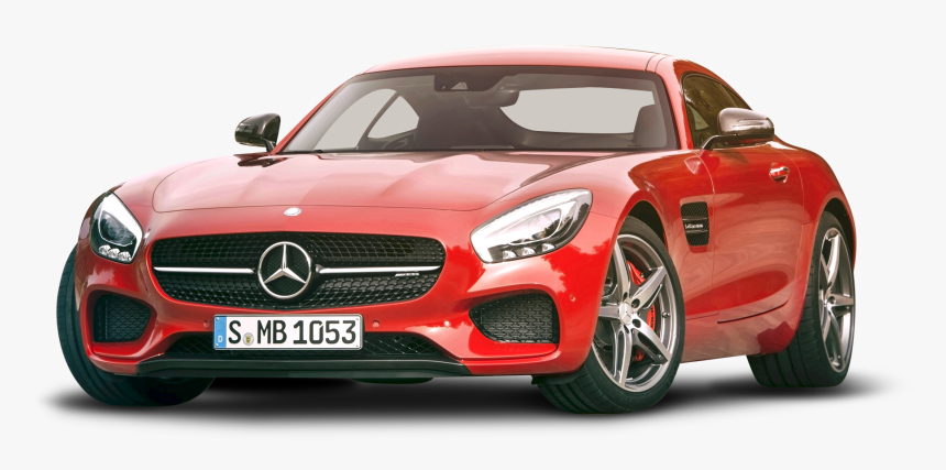 Red Mercedes Benz Sports Car, HD Png Download, Free Download