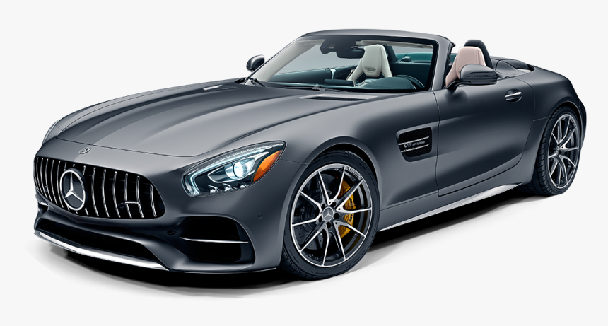 Roadster Car Png Image - Mercedes Amg Gt Convertible Black, Transparent Png, Free Download