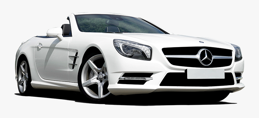 White Car Png Transparent - Transparent Background Benz Png, Png Download, Free Download