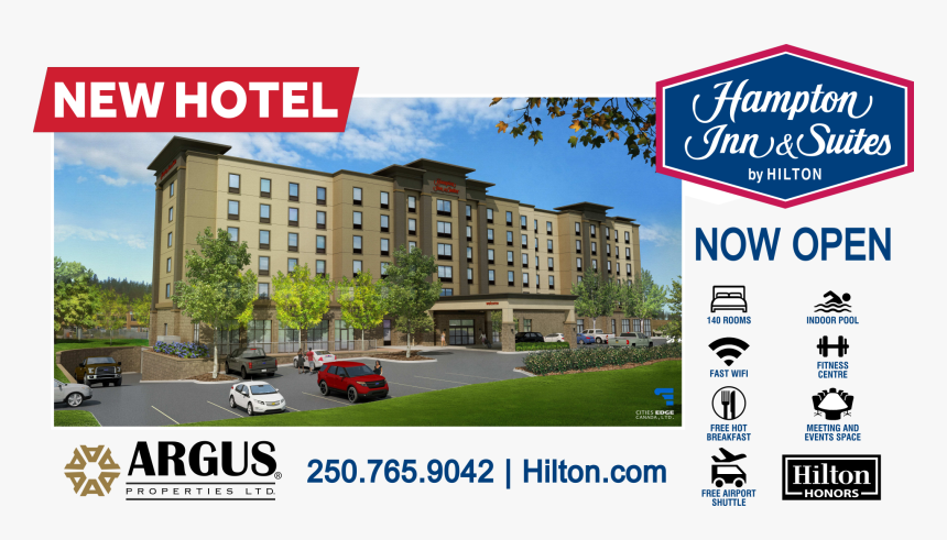 Hampton Inn And Suites - Hampton Inn And Suites Kelowna, HD Png Download, Free Download