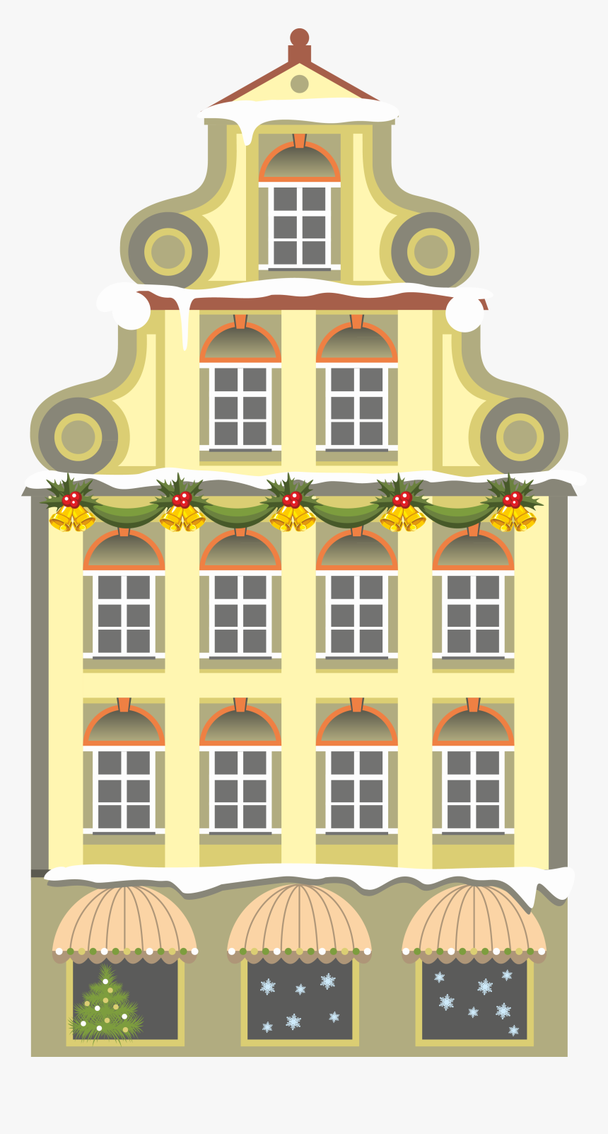 Transparent Housing Clipart - Png Old Building Cartoon, Png Download, Free Download