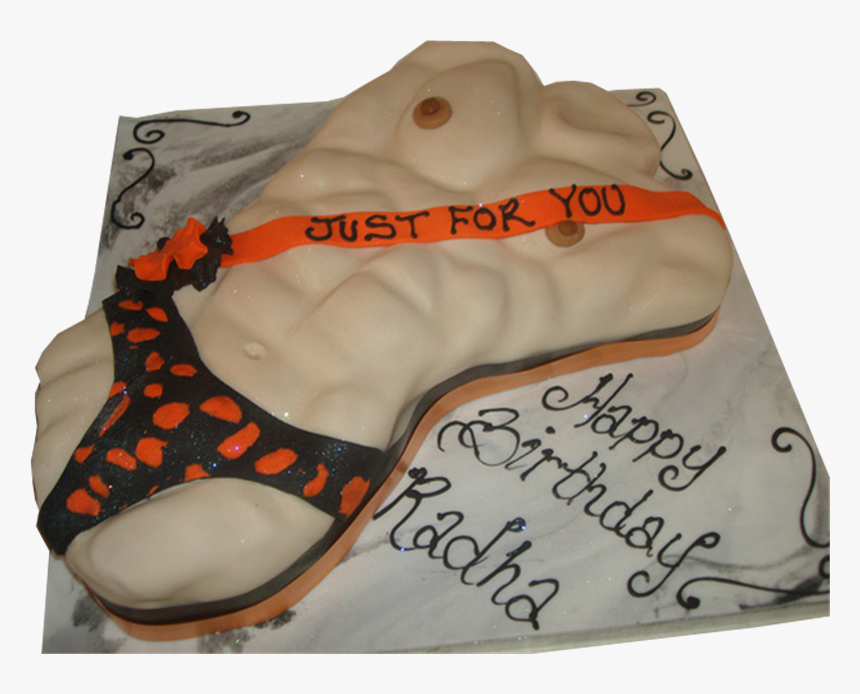 3d Muscle Man Adult Birthday Cake - Cake, HD Png Download, Free Download