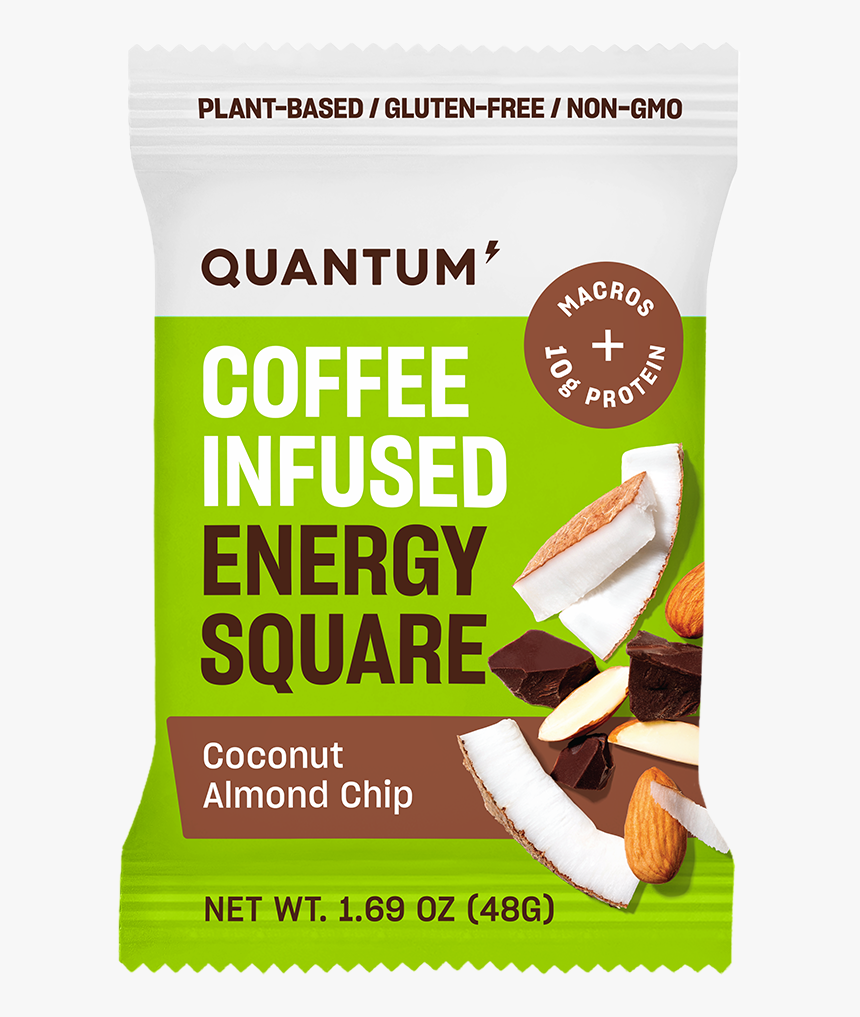 Coconut Almond Chip - Quantum Energy Square, HD Png Download, Free Download