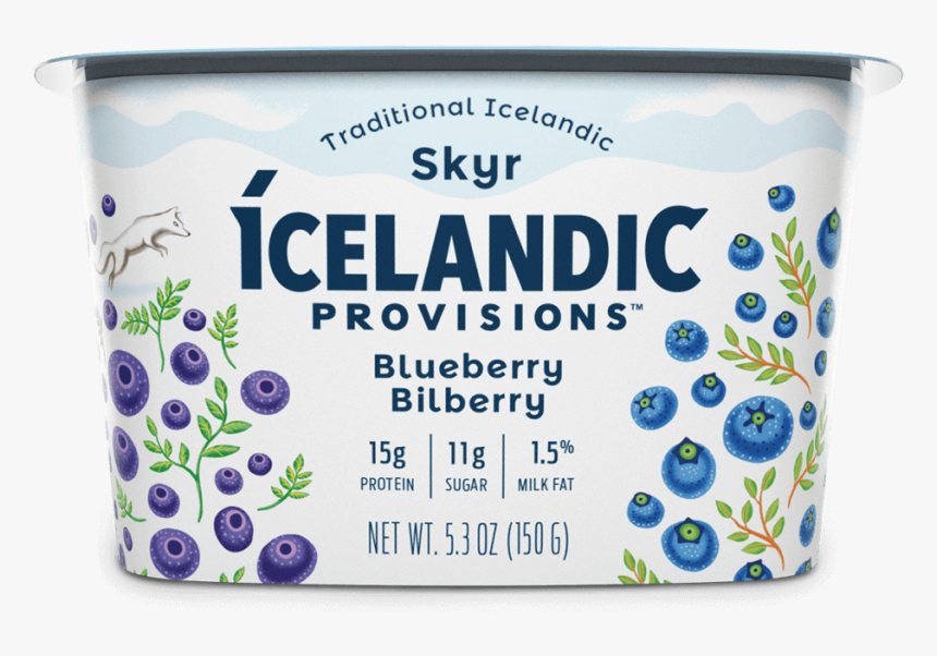 Blueberry Bilberry Skyr - Icelandic Provisions Key Lime, HD Png Download, Free Download