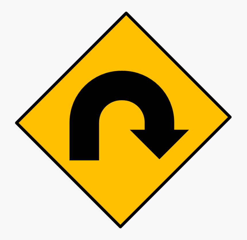 Sign U Turn Right, HD Png Download, Free Download