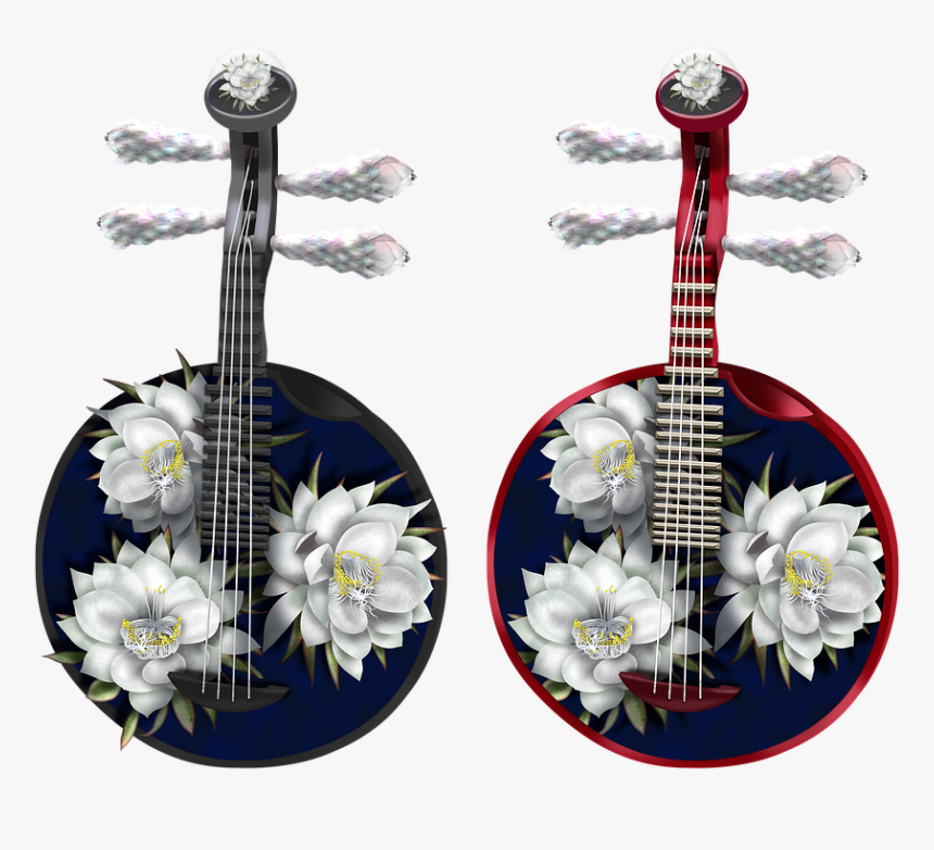 Musical Instruments, 月琴, Asia, Taiwan, China, Japan - Instrument De Music Japonais, HD Png Download, Free Download