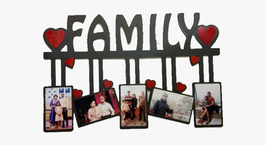 Customized Family Hanging Frame - Acrylic Frame Customize Frame, HD Png Download, Free Download