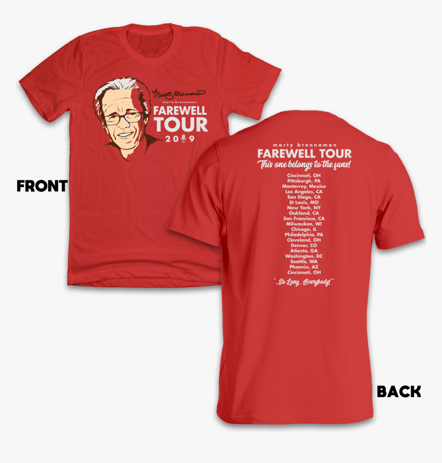 Marty Farewell Tour T Shirt - Manchester United Jersey Number, HD Png Download, Free Download